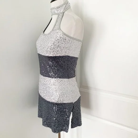 Weissman Silver Mini Dress - Picture 4 of 5